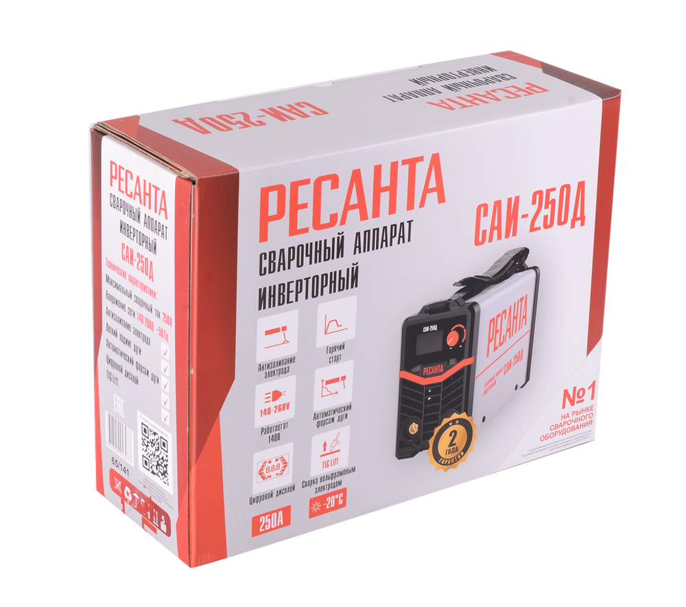 Сварочный аппарат инверторный Ресанта САИ-250Д