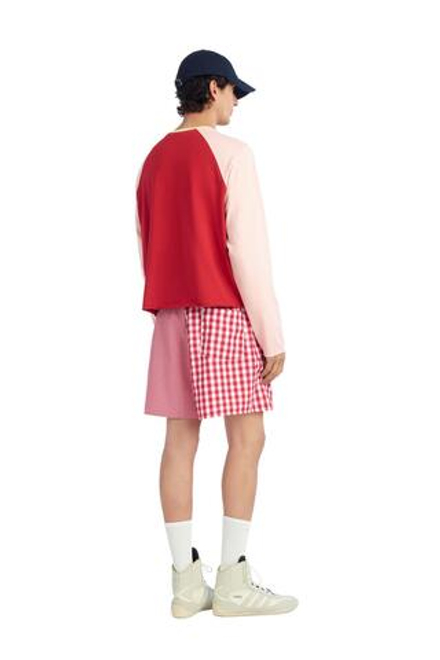 ZARA X BENITO ANTONIO ПЛАВКИ СРЕДНЕЙ ДЛИНЫ В КОМБИНИРОВАННУЮ КЛЕТКУ, КРАСНЫЙ/БЕЛЫЙ