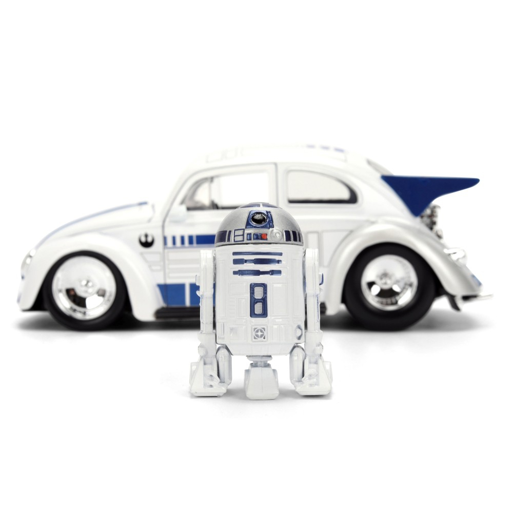 JADA Star Wars - Металлическая машина 1959 VW Drag Beetle 1:24 + фигурка R2D2 3369123