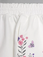 Осенний костюм для девочки, лонгслив и шорты