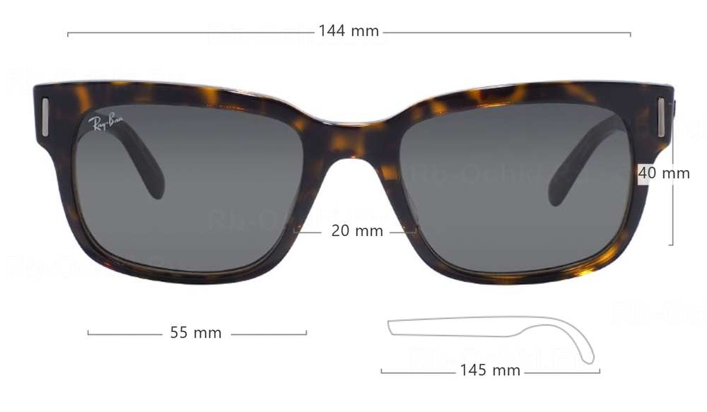 Ray-Ban Jeffrey RB2190 901/39 / 55 мм