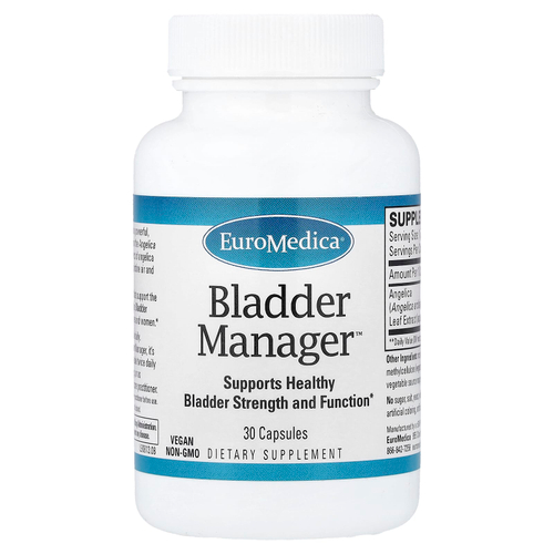 EuroMedica, Bladder Management™, 30 капсул (100 мг в капсуле)