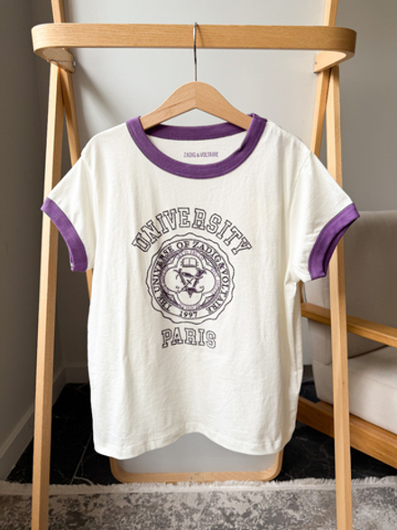 Новая хлопковая футболка Zadig & Voltaire, 152