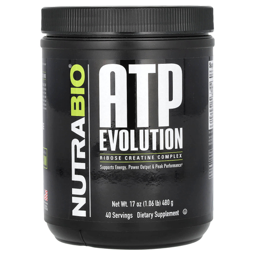 NutraBio, ATP Evolution, 480 г (17 унций)
