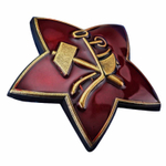 Кокарда РККА 1918г.