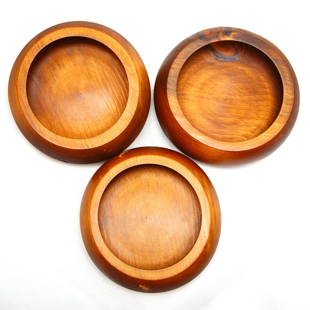 Набор деревянных тарелок Art of Siberia из сибирского кедра 3 шт. TN31