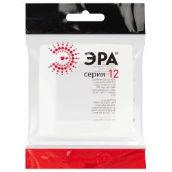 Рамка для розеток и выключателей ЭРА Серия 12 12-5001-01М на 1 пост, белый матовый