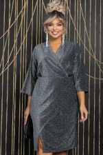 Платье Беатрис (темное серебро) П11848 LT Collection