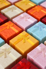 Квадратный футляр ассорти для пары серёг