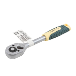 Трещотка RF-80232W реверсивная с резиновой ручкой 3/8"(L-205мм, 45зуб.) ROCKFORCE