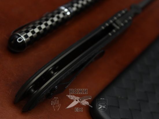 Складной нож Zero Tolerance 0640BLK c клинком из стали CPM-20CV, рукоять титан / карбон