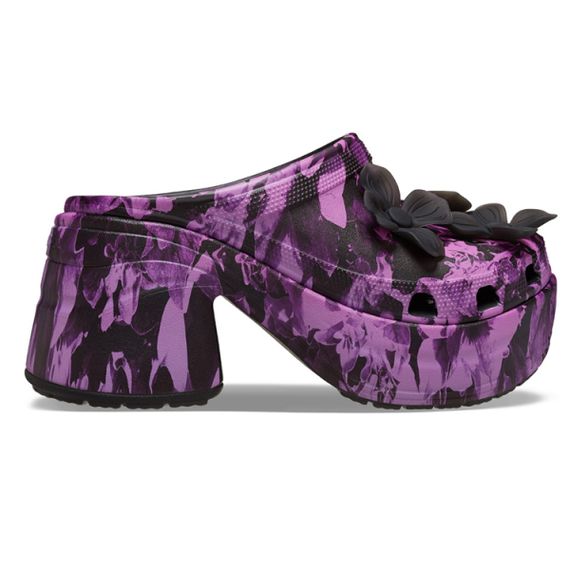 Crocs Mermaid Print Sandal 'Black'