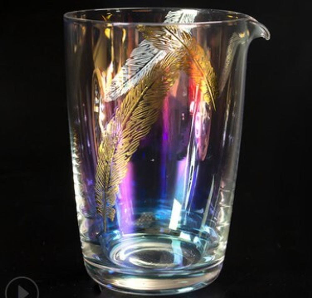 243076 Сливник "Семь цветов" 250мл 8*7*10.5, стекло