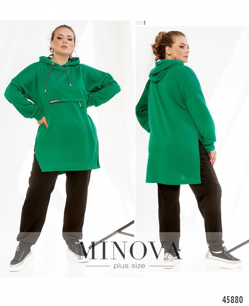 Костюм 17-249-зелёный-черный Minova