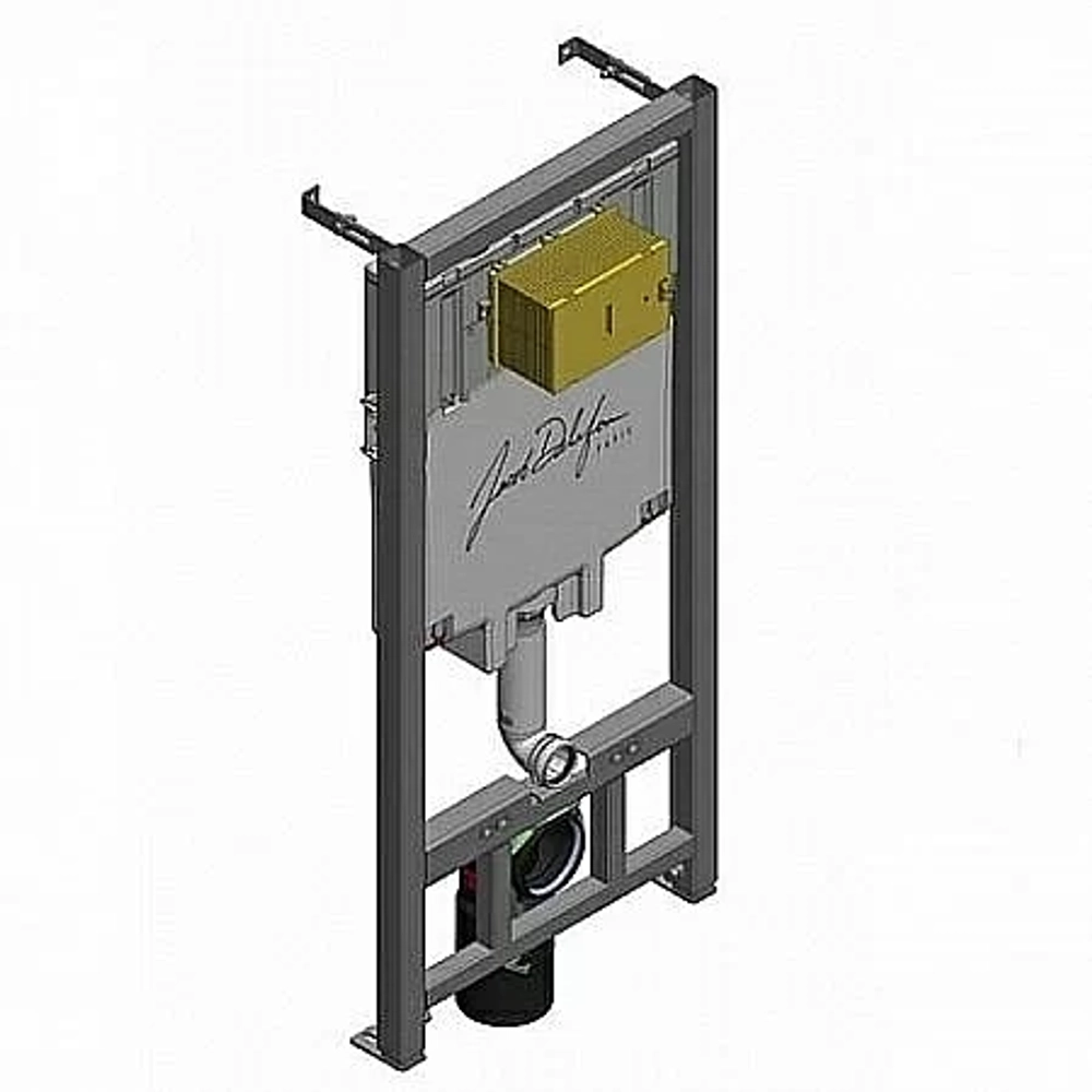 Унитаз подвесной Jacob Delafon VOX E21746RU-00 безободковый, с крышкой микролифт, с инсталляцией и кнопкой хром