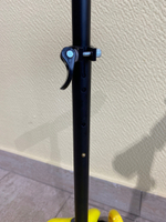 SS1NBAG/Самокат 3кол.Slider в/п.кол.PU желтый,св.d120мм.d75мм.выс.рул53-72см.,платф30*10,5