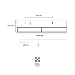 7723/100L AVRA LED SN 593 Светильник металл/пластик/белый/черный/золотой LED 100Вт 3000-6000K D600 IP20 пульт ДУ LOFTY