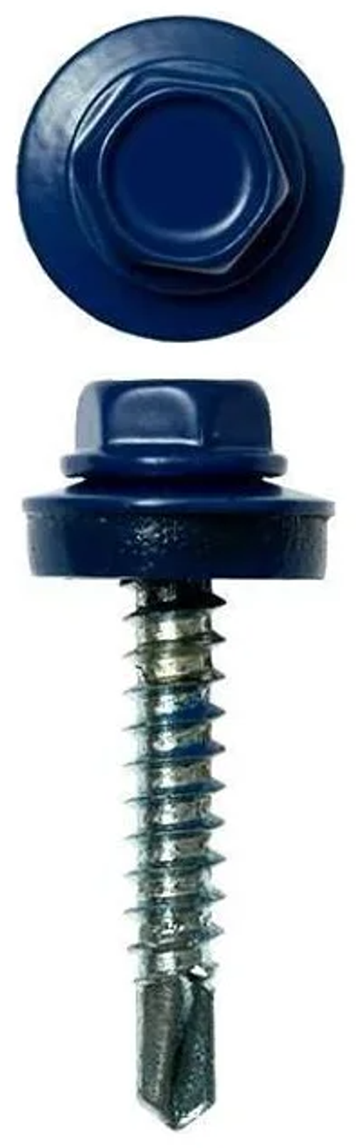 Кровельные Саморезы 4,8х50 RAL 5002 ультрамариновые