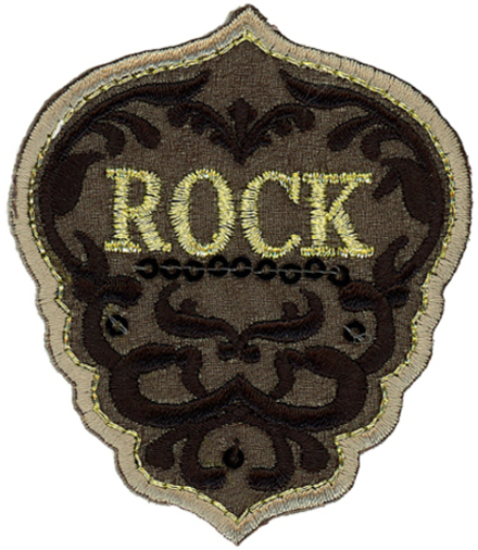 Термоаппликация HKM "Rock", 8,5 х 5 см, 1 шт (10206100/031014/0008465/02_Германия)