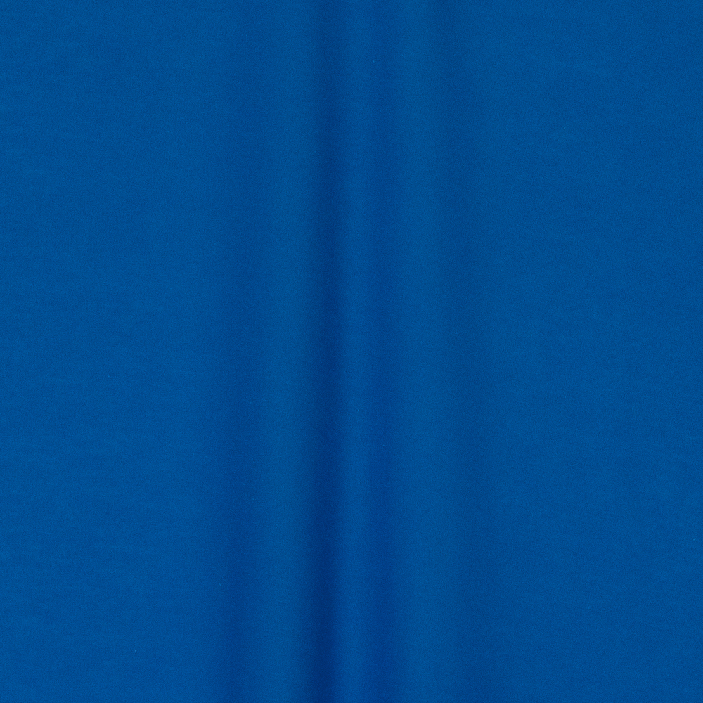 Тонкий хлопковый трикотаж синего цвета (94 г/м2)