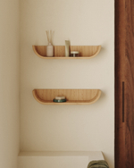 Salaya Полка из ламинированного ясеня  в натуральной отделке 60 x 12