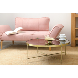 Стол Berg Josen 84.8см коричневый/бронзовый