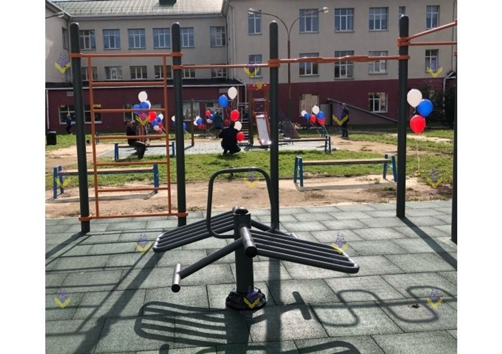 Уличный тренажер двойной Пресс