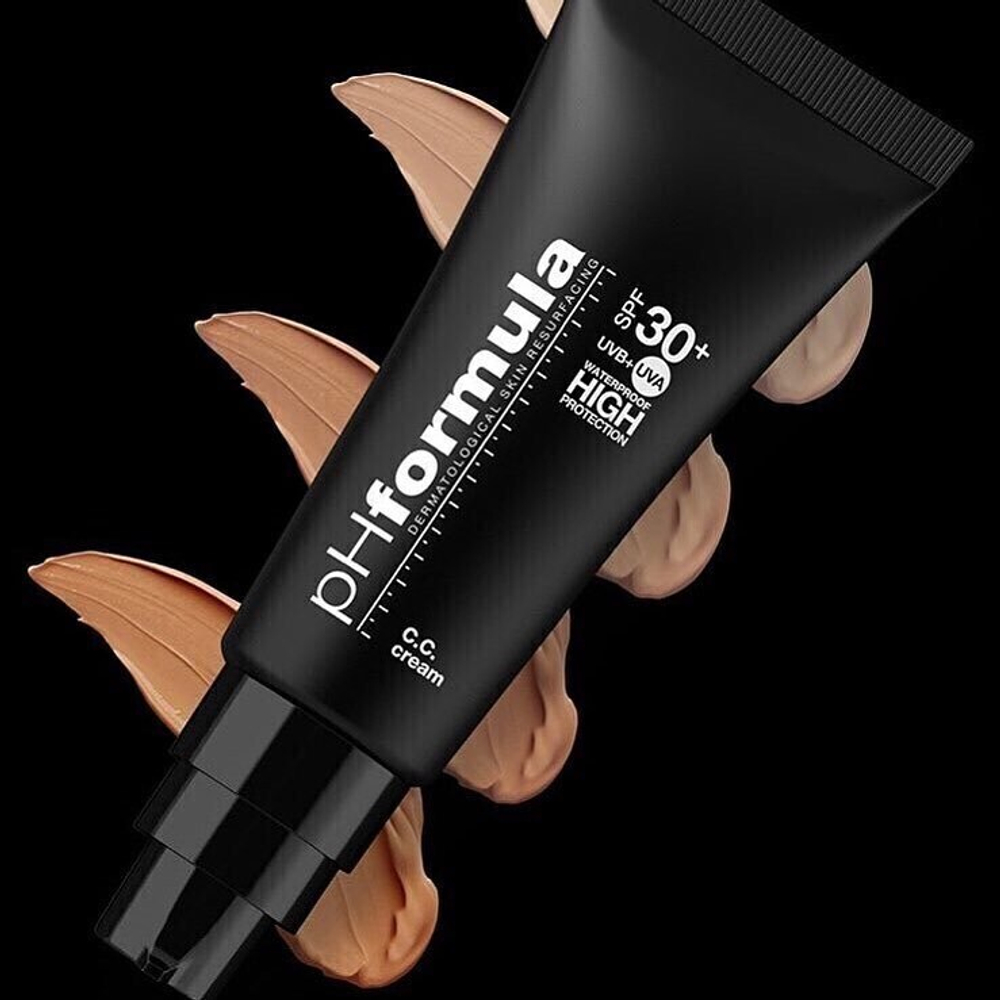 C.C. cream Waterproof SPF30+ Dark - Корректирующий крем влагоустойчивый SPF 30+ (темный тон)