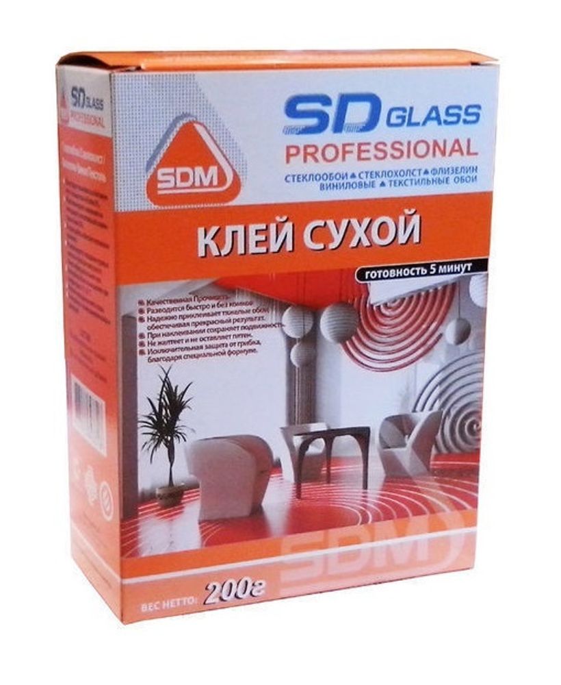 Клей для стеклохолста и стеклообоев SD Glass 200г