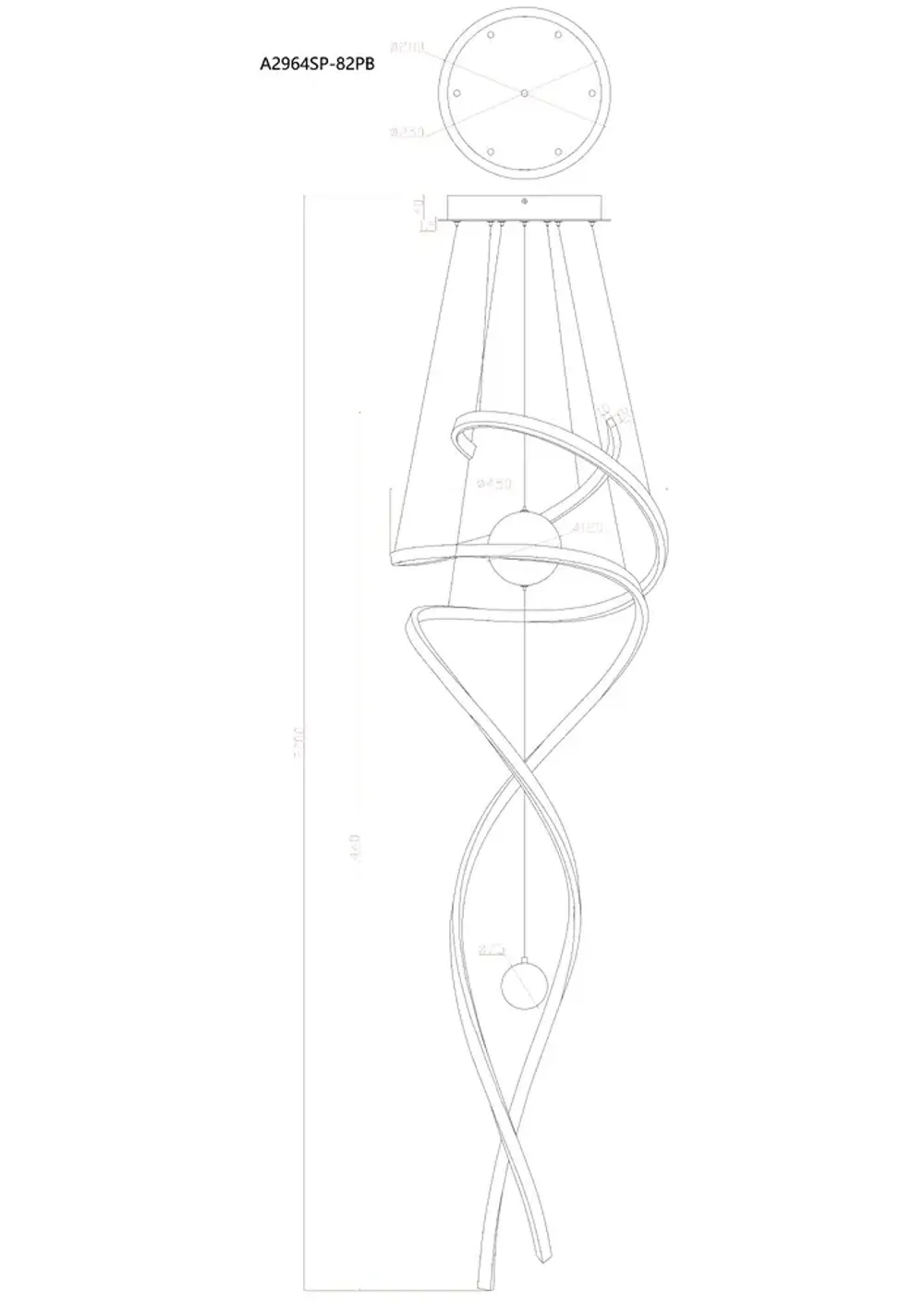 Подвесная люстра Arte Lamp