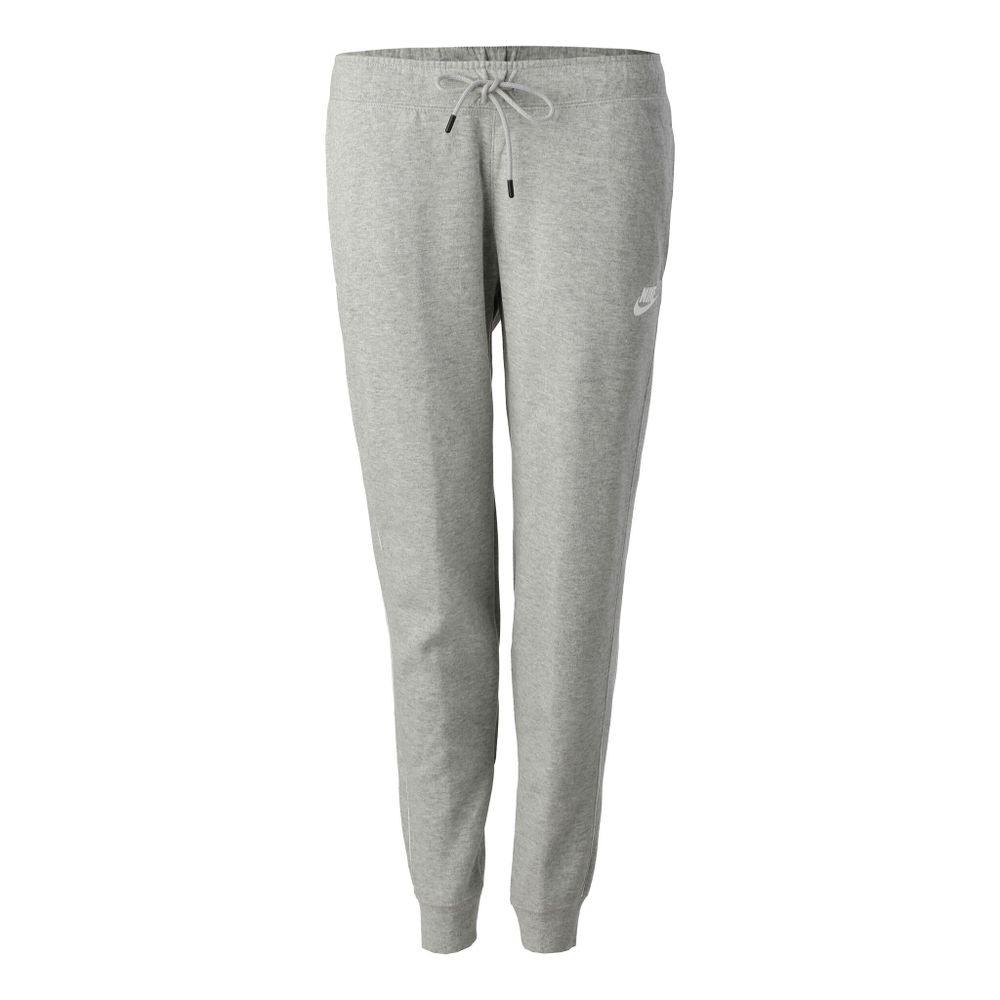 Женские теннисные брюки Nike Sportswear Essential Fleece Training Pants Women - Lightgrey, White