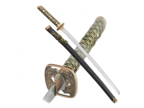 Катана меч самурайский (ножны чёрные) D-50013-BK-KA