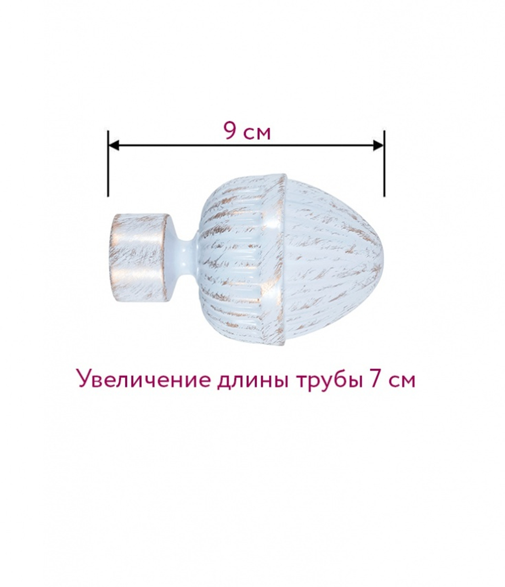 Наконечник для кованного карниза Милано D 25
