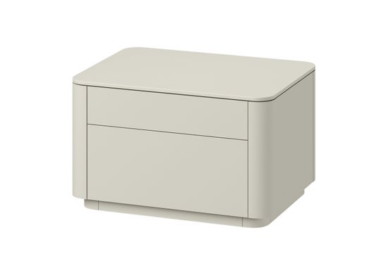 Тумба прикроватная Tammi 2 ящика ширина 60 см (молочный)