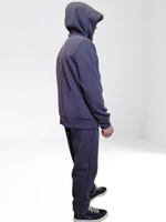 3506 Костюм мужской с капюшоном футер 3-х нитка фуме (52/54)