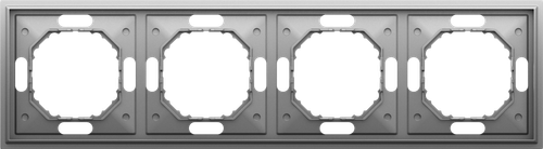 Рамка 4-я, серый графит, серия S08