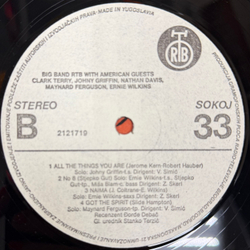 Виниловая пластинка Сборник Big Band RTB With American Guests LP
