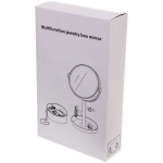 Зеркало настольное с органайзером для косметики «Beauty - Look», цвет белый, 33*14.5см