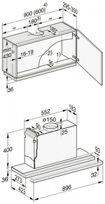 Встраиваемая вытяжка Miele DAS 2920