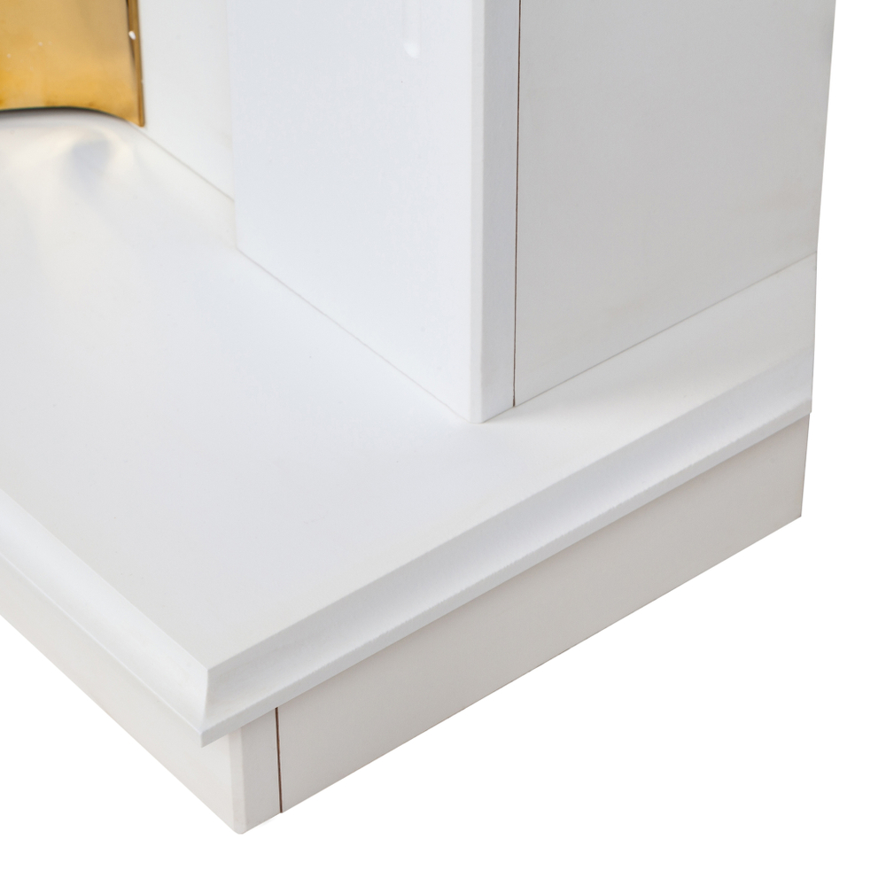 Каминокомплект Real Flame Dominica Corner WT с очагом Majestic Lux Black RC (угловой)