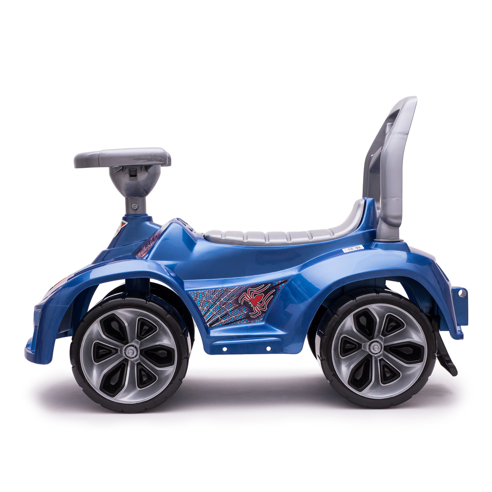 021в2/СЭР/Игрушка Машина-каталка Ламбо, муз.руль, синий, эл.питания в комплекте/118