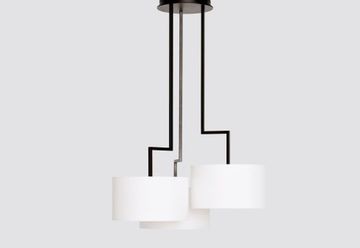 Chandelier Noon 3 by Zeitraum (white)