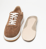 Кеды женские натуральная кожа, коричневые