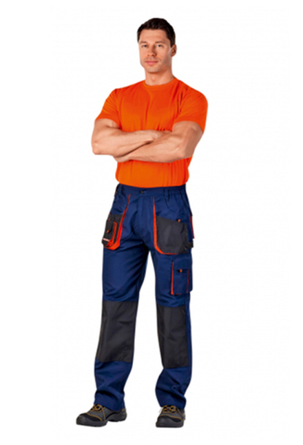 БРЮКИ CERVA ЭМЕРТОН НЭВИ ГОСТ цв. син-чер тк. Смесовая