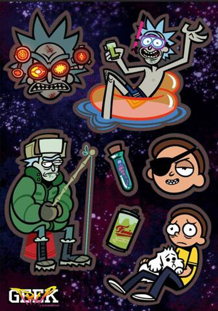 Стикеры Rick and Morty Рик и Морти