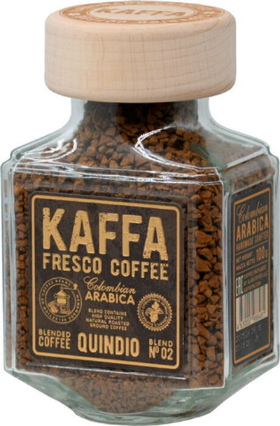 Кофе растворимый Kaffa Fresco Quindio банка 100 г