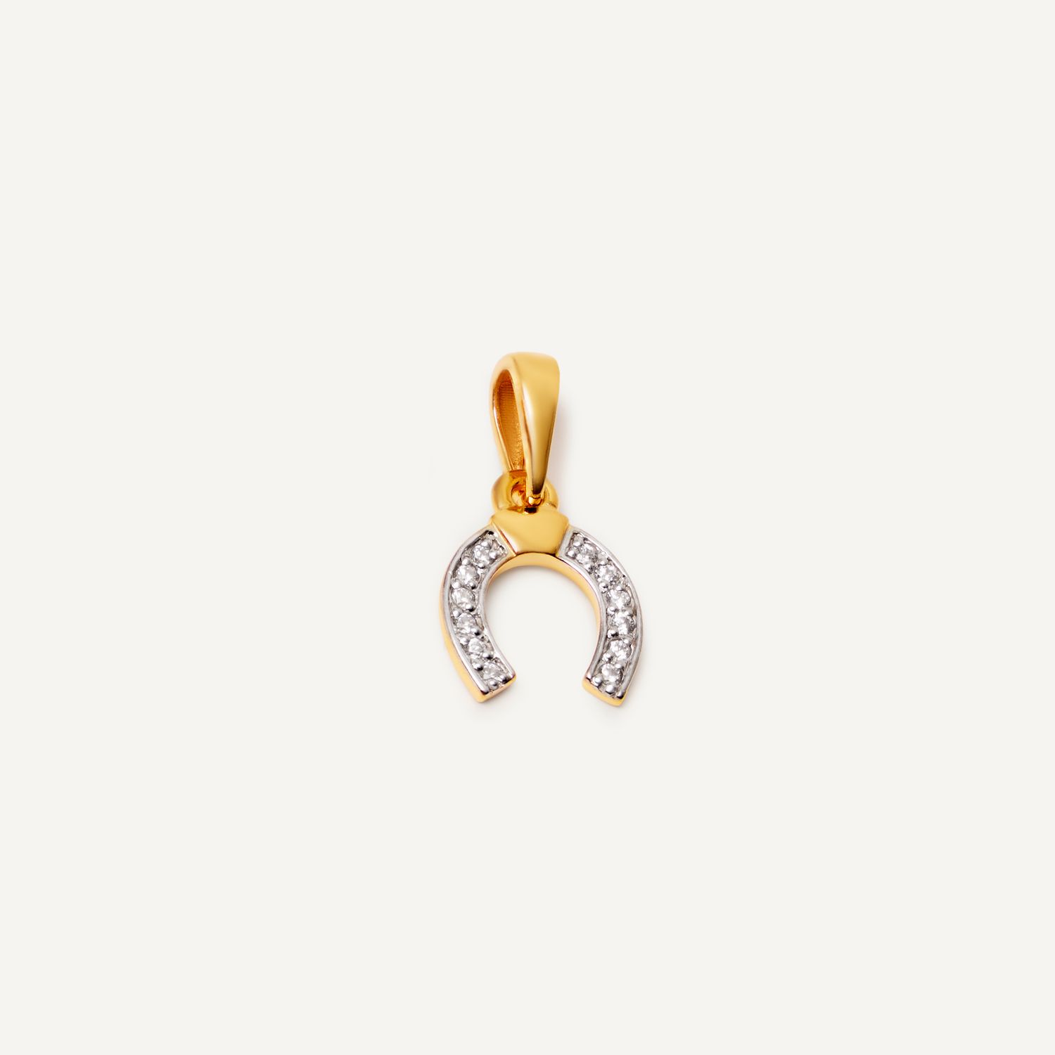 Подвеска Crystal Horseshoe Neclace – Gold
