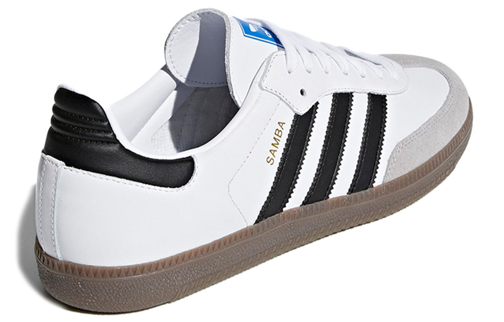 Adidas originals Samba OG soft upper, easy feet, low-top sneakers for men and women, black, white and gray