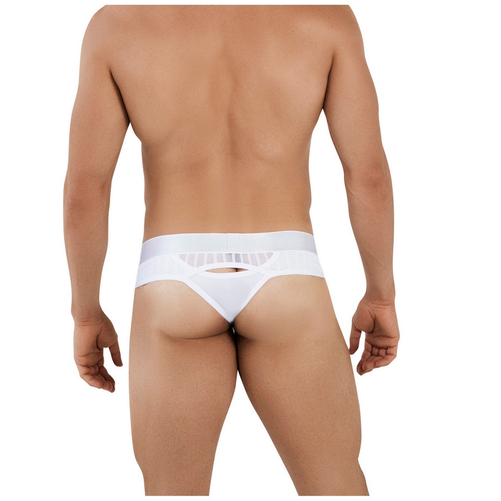 Мужские трусы бразилиана белые Clever LUCERNA THONG 103401