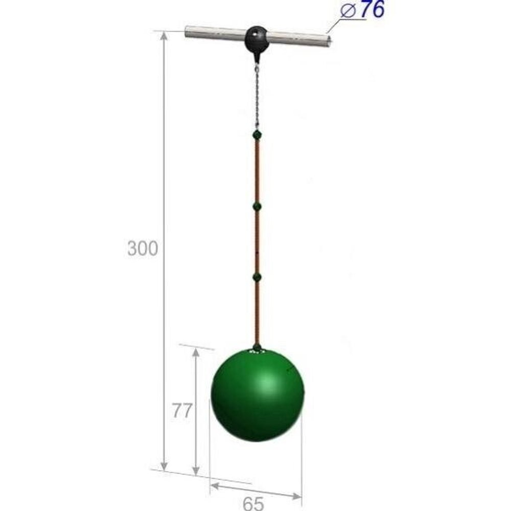 Качели шар и гнезда, для 6-опорной конструкции